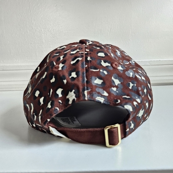 New Varley James Baseball Cap in Tort Leopard One Size New Without Tag - Picture 10 of 13